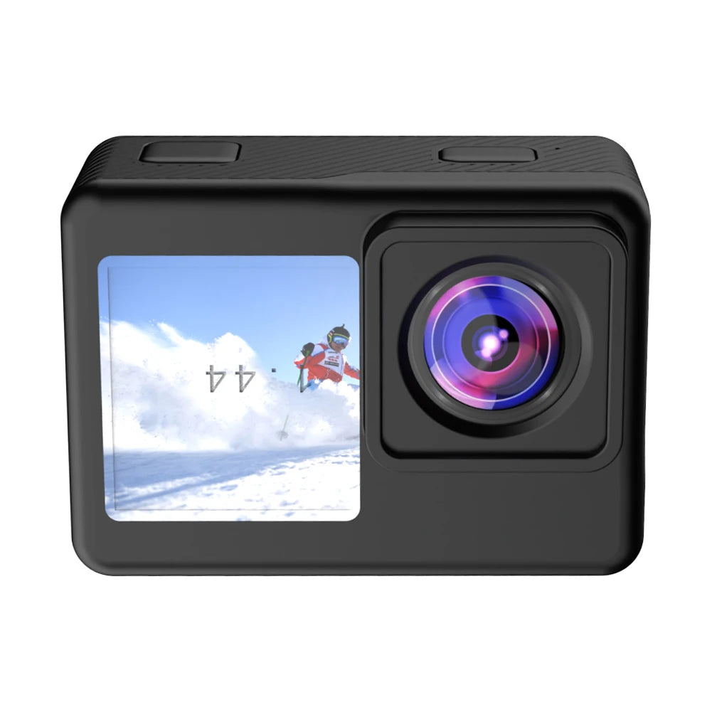 4K UHD 2.0 Inch IPS Screen Video Camera Anti-Shake Outdoor Sport Cam 1080P 30FPS Underwater Camera 120 Wide Angle 30M Waterproof