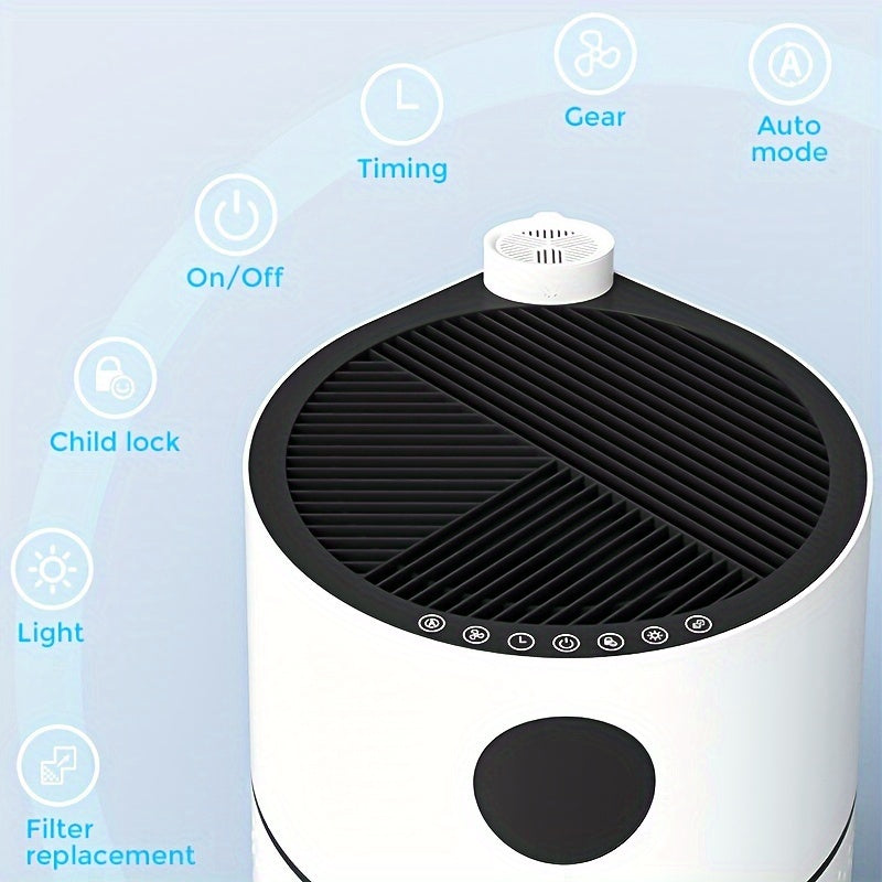 Sejoy HEPA  Air Purifier For Home Large Room Intelligent Touch Control Air Purifiers For Bedroom LED Display Auto Mode Quiet Mod