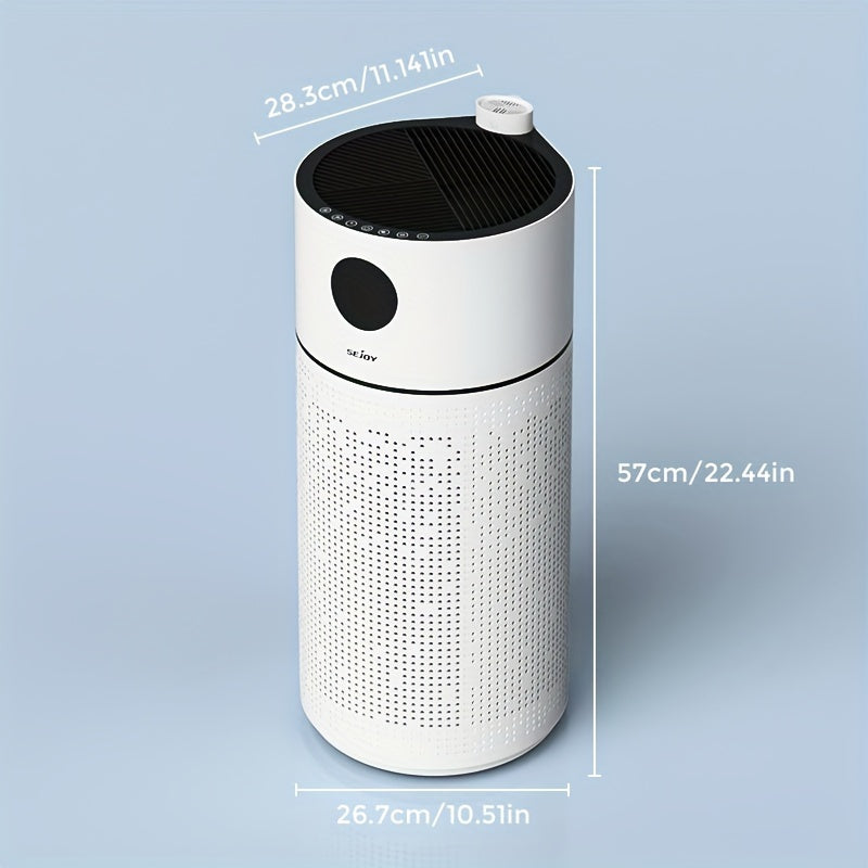 Sejoy HEPA  Air Purifier For Home Large Room Intelligent Touch Control Air Purifiers For Bedroom LED Display Auto Mode Quiet Mod