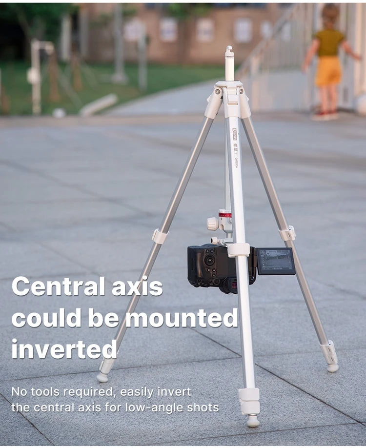 Ulanzi OMBRA Travel Tripod Aluminum Alloy Metal Outdoor Smartphone DSLR Camera Tripod Monopod W Arca Swiss Plate Ball Head