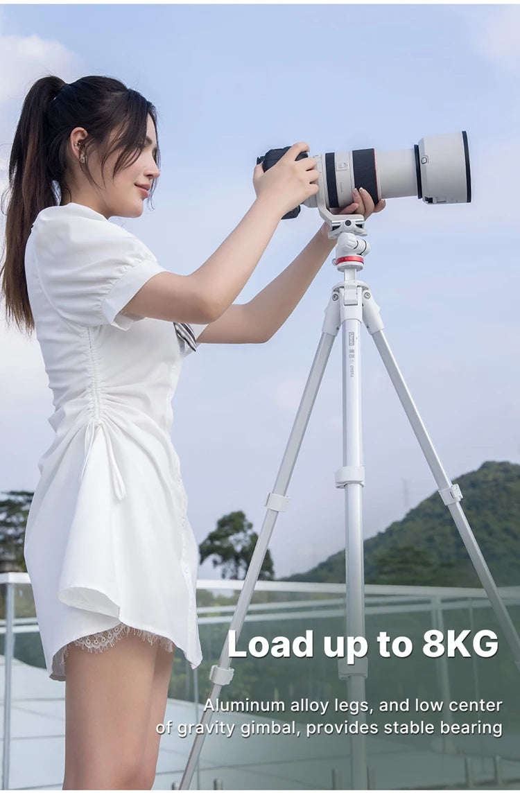 Ulanzi OMBRA Travel Tripod Aluminum Alloy Metal Outdoor Smartphone DSLR Camera Tripod Monopod W Arca Swiss Plate Ball Head