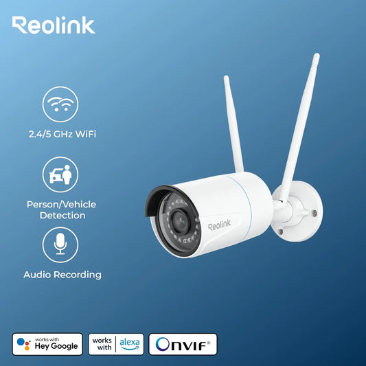4K Security Camera Smart Detection 8MP Wi-Fi 6 Tech Surveillance Cameras Onvif 2.4G/5Ghz Wireless 5MP Outdoor IP Camera