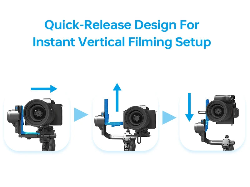 FeiyuTech SCORP 2 Camera Gimbal Stabiliser Touchscreen Built-in AI Tracker for Mirrorless DSLR Camera scorp Upgraded