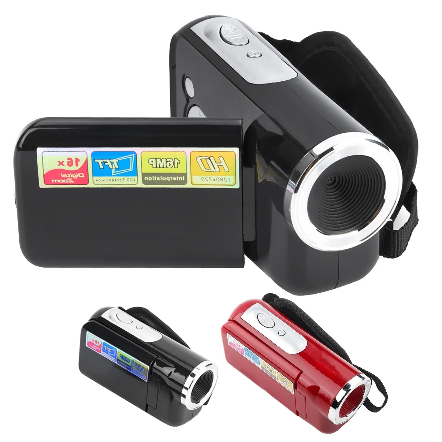 Portable Children Kids HD Digital Video Camera Camcorder with  LCD Sceen  Camcorder Recorder  Digital Video Camera