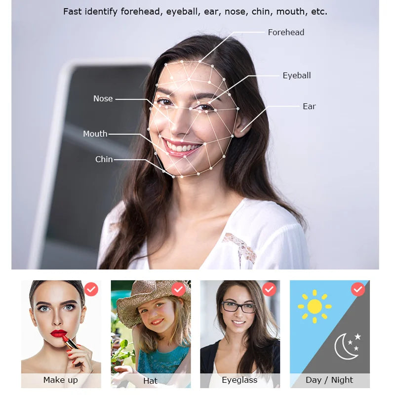 APP Face Recognition Smart Door Lock With Camera Video Call Voice Intercom Digital Door Lock Automatic Door Lock