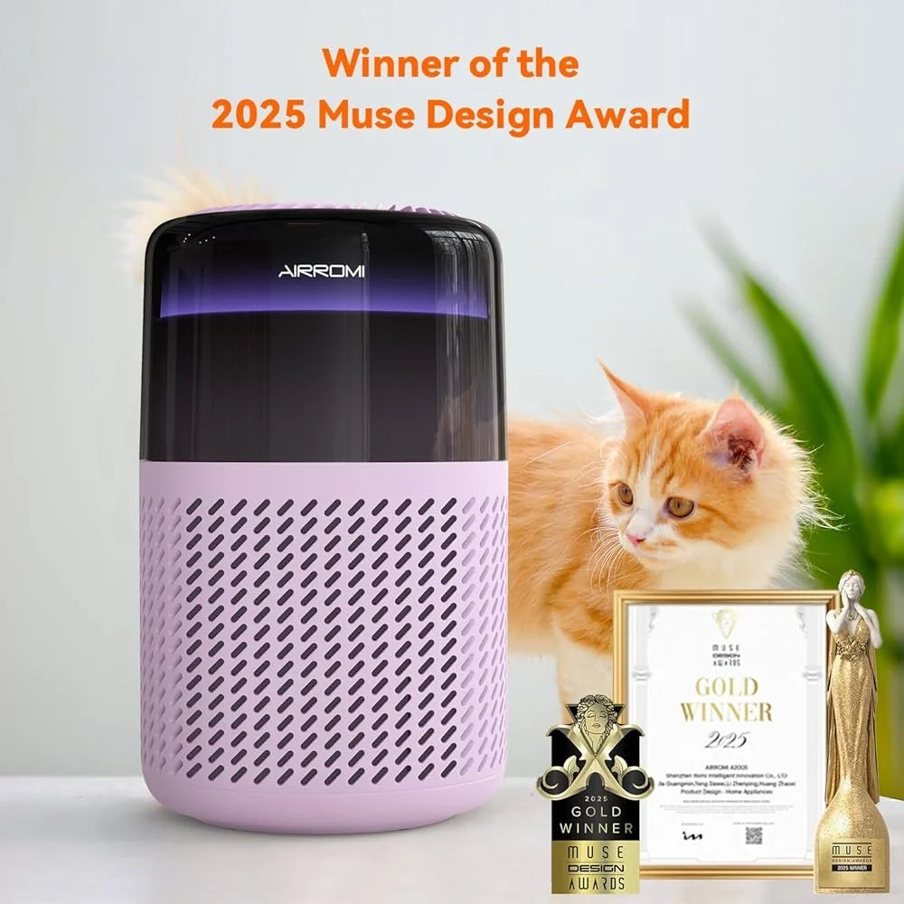 HEPA Air Purifier Home Quiet 360° Air Cleaner Essential Oil Fragrance Pet Friendly Night Sleep Purification Air Quality