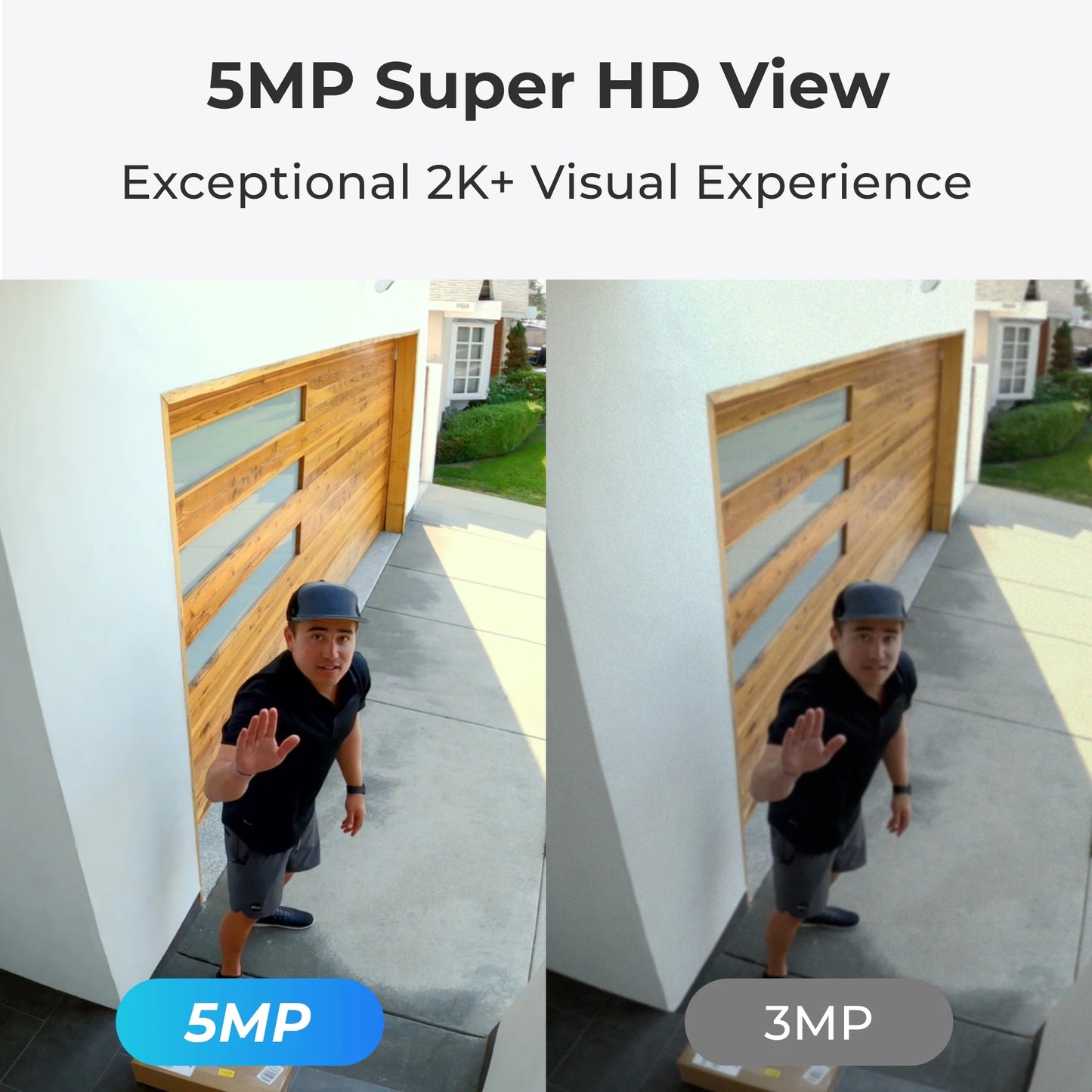 4K Security Camera Smart Detection 8MP Wi-Fi 6 Tech Surveillance Cameras Onvif 2.4G/5Ghz Wireless 5MP Outdoor IP Camera