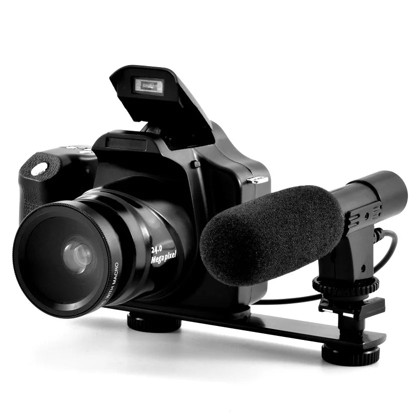 18x Hd Digital Camera Mirrorless 1080p 3.0 Inch Lcd Screen Tf Card Camera
