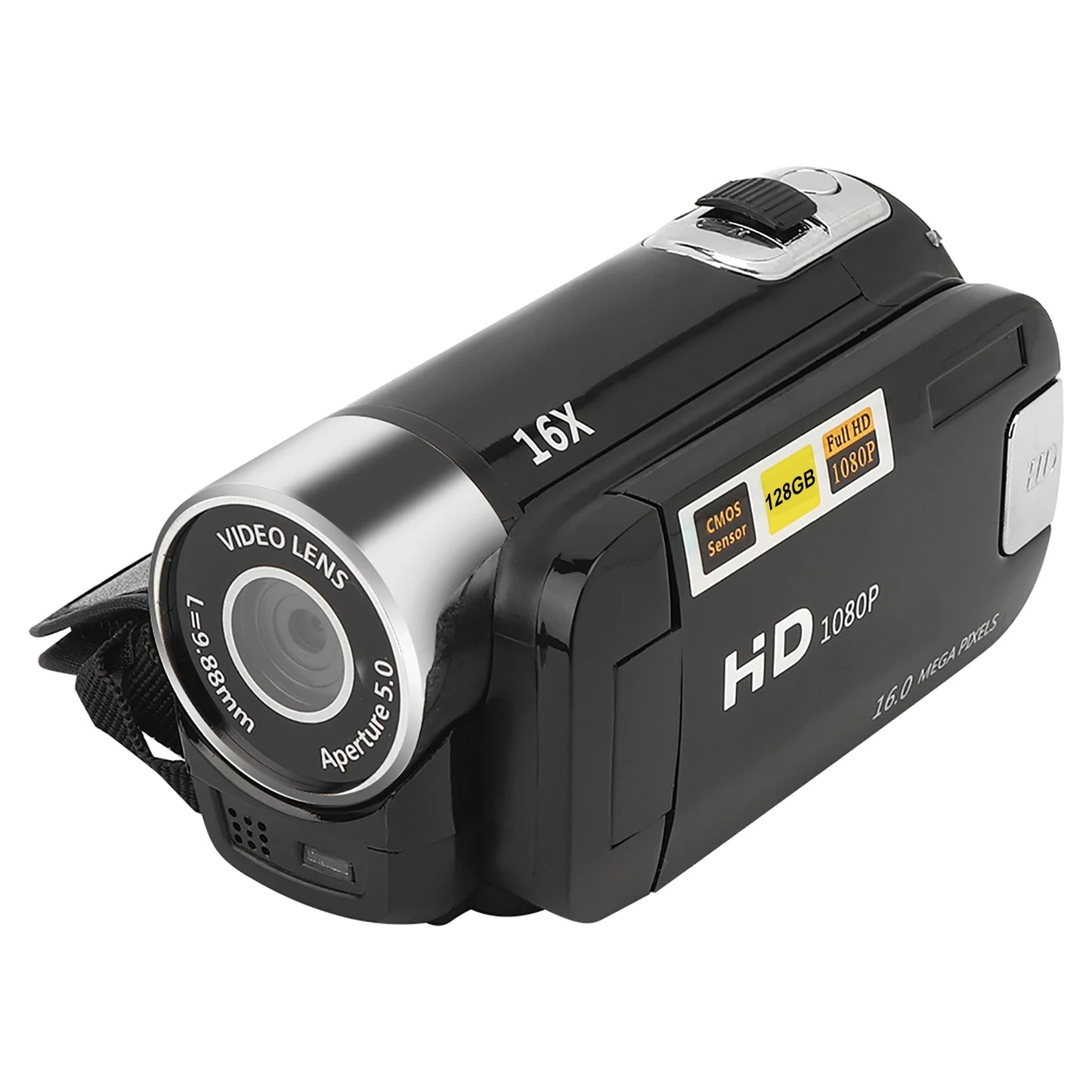 High Definition Camcorder Digital Camcorder Video Recorder 2.4 Inch 16X Digital Zoom for Student Photography Teenagers Kids