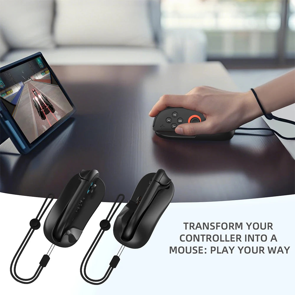 For Switch 2 2PCS Gaming Controller Mouse Ergonomic Mice Left+Right Controller Bracket Handle Case for Nintendo Switch 2 Joy-Con