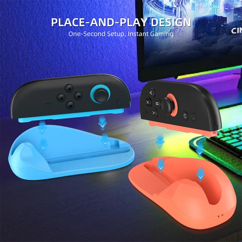 For Switch 2 2PCS Gaming Controller Mouse Ergonomic Mice Left+Right Controller Bracket Handle Case for Nintendo Switch 2 Joy-Con