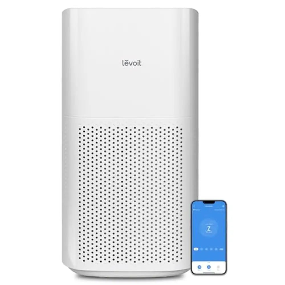 Large Room Air Purifier WiFi PM2.5 Monitor HEPA Sleep Mode 3-in-1 Filter Smoke Pet Allergies Up to 3175 Sq. Ft Smart Technology