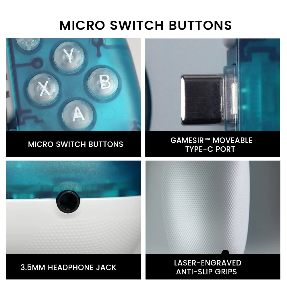 GameSir X3 Pro Mobile Gaming Controller, Hall Effect Joysticks & Built-in Cooling Fan for Android Cellphone and iPhone