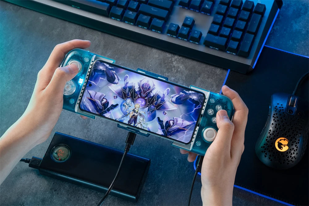 GameSir X3 Pro Mobile Gaming Controller, Hall Effect Joysticks & Built-in Cooling Fan for Android Cellphone and iPhone