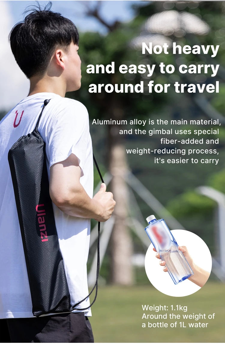 Ulanzi OMBRA Travel Tripod Aluminum Alloy Metal Outdoor Smartphone DSLR Camera Tripod Monopod W Arca Swiss Plate Ball Head