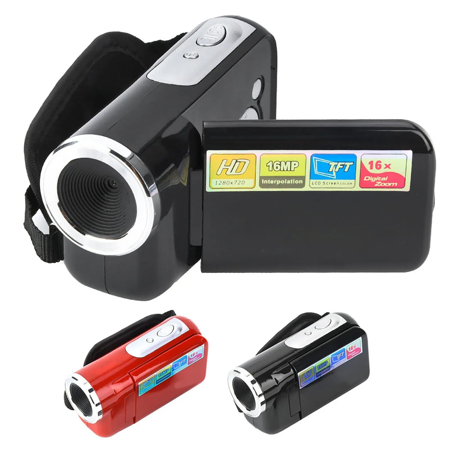Portable Children Kids HD Digital Video Camera Camcorder with  LCD Sceen  Camcorder Recorder  Digital Video Camera