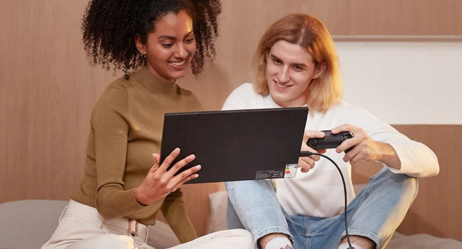 ARZOPA 16.1'' 100% sRGB Portable Monitor 1080P Second Monitor External Screen for MAC Laptop PC Xbox/PS/Switch,Z1C