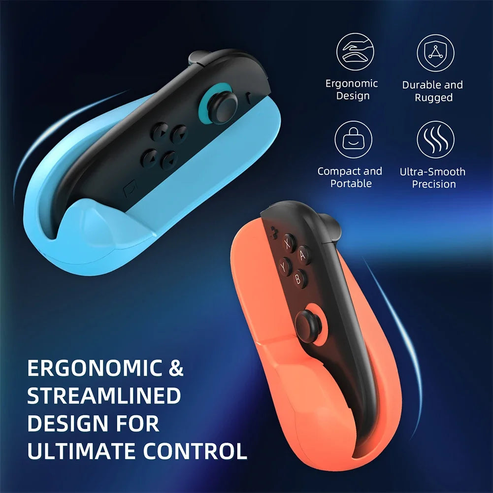 For Switch 2 2PCS Gaming Controller Mouse Ergonomic Mice Left+Right Controller Bracket Handle Case for Nintendo Switch 2 Joy-Con