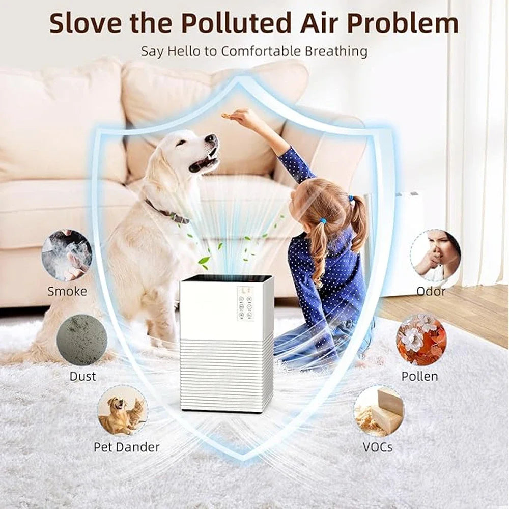 2025 New Air Purifier - Suitable Office And Desktop Use - Let You Sleep Better And Breathe Better, Halloween Christmas Gifts