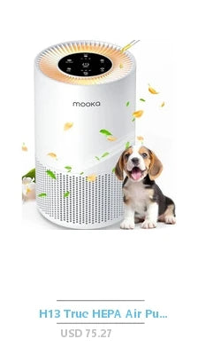 Black Air Purifier Water Filter Aroma Diffuser LED Night Light Home Office Twister Essential Oil Fragrance Machine Quiet