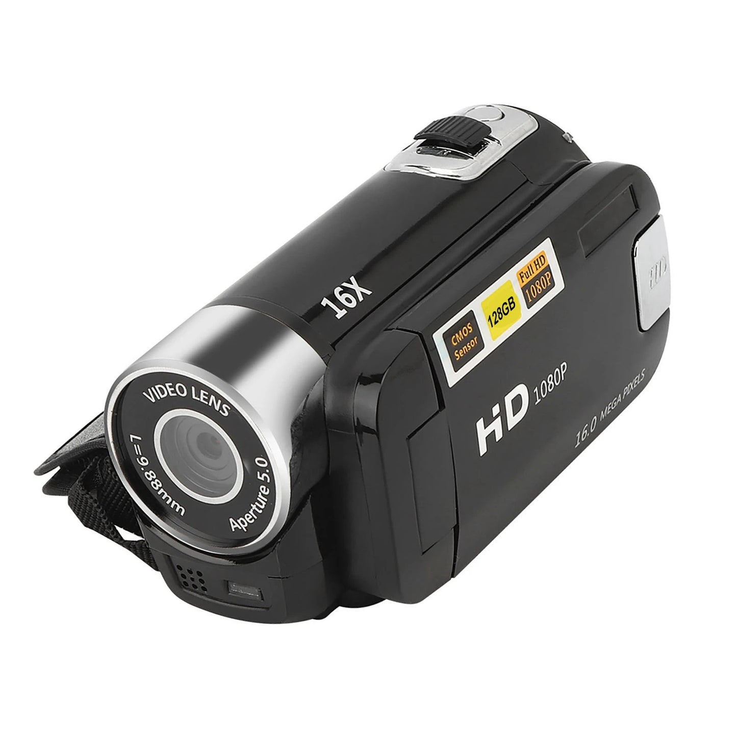 High Definition Camcorder Digital Camcorder Video Recorder 2.4 Inch 16X Digital Zoom for Student Photography Teenagers Kids