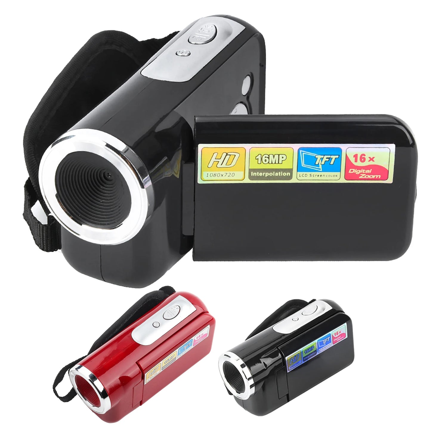 Portable Children Kids HD Digital Video Camera Camcorder with  LCD Sceen  Camcorder Recorder  Digital Video Camera
