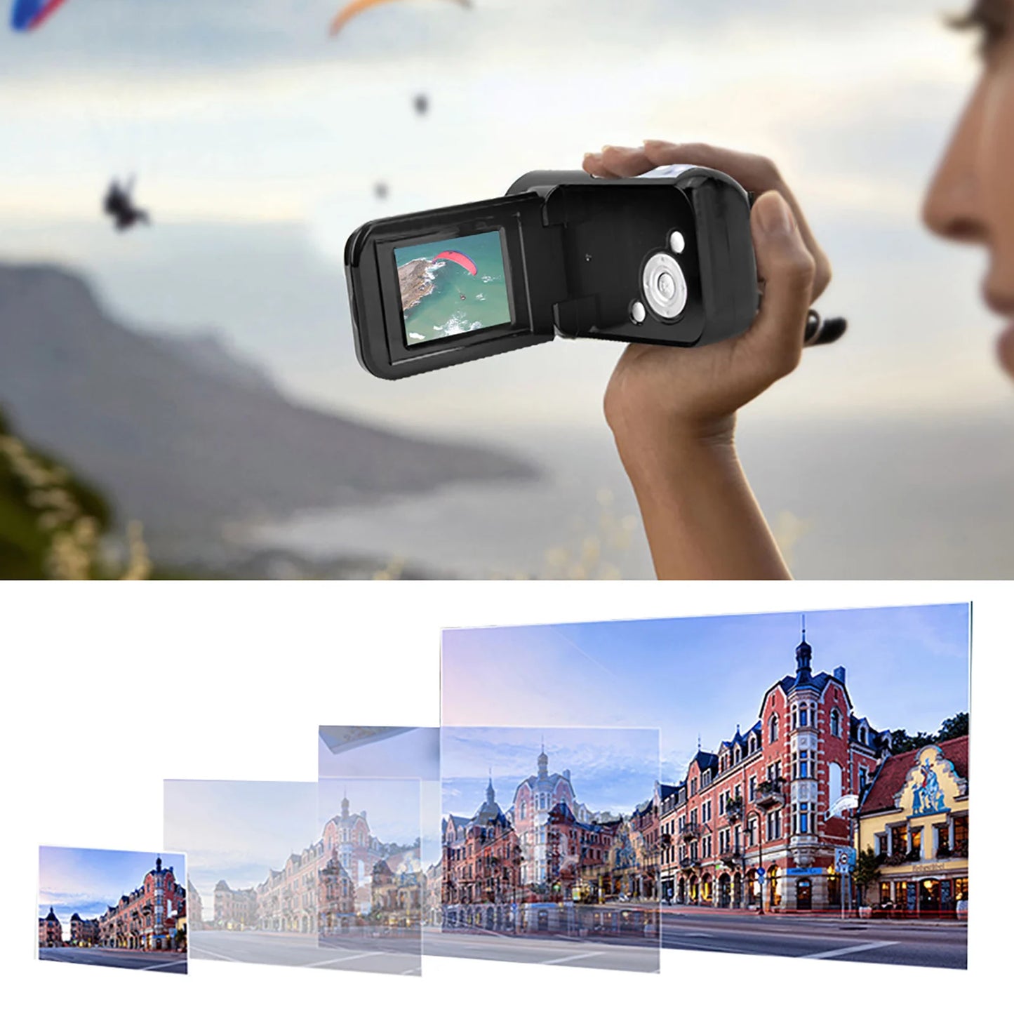 Portable Children Kids HD Digital Video Camera Camcorder with  LCD Sceen  Camcorder Recorder  Digital Video Camera