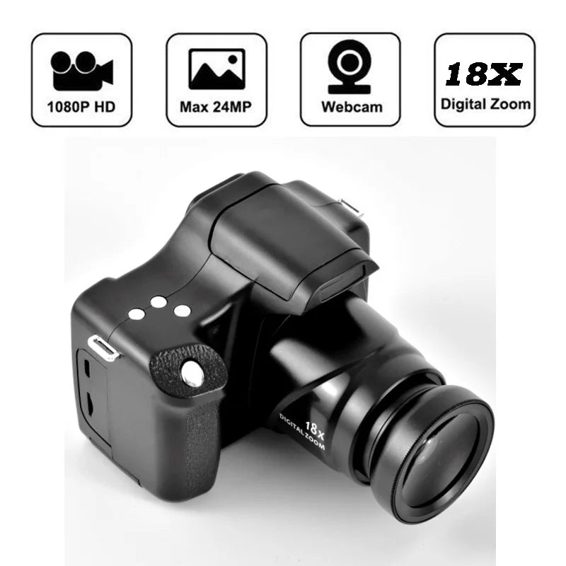 18x Hd Digital Camera Mirrorless 1080p 3.0 Inch Lcd Screen Tf Card Camera