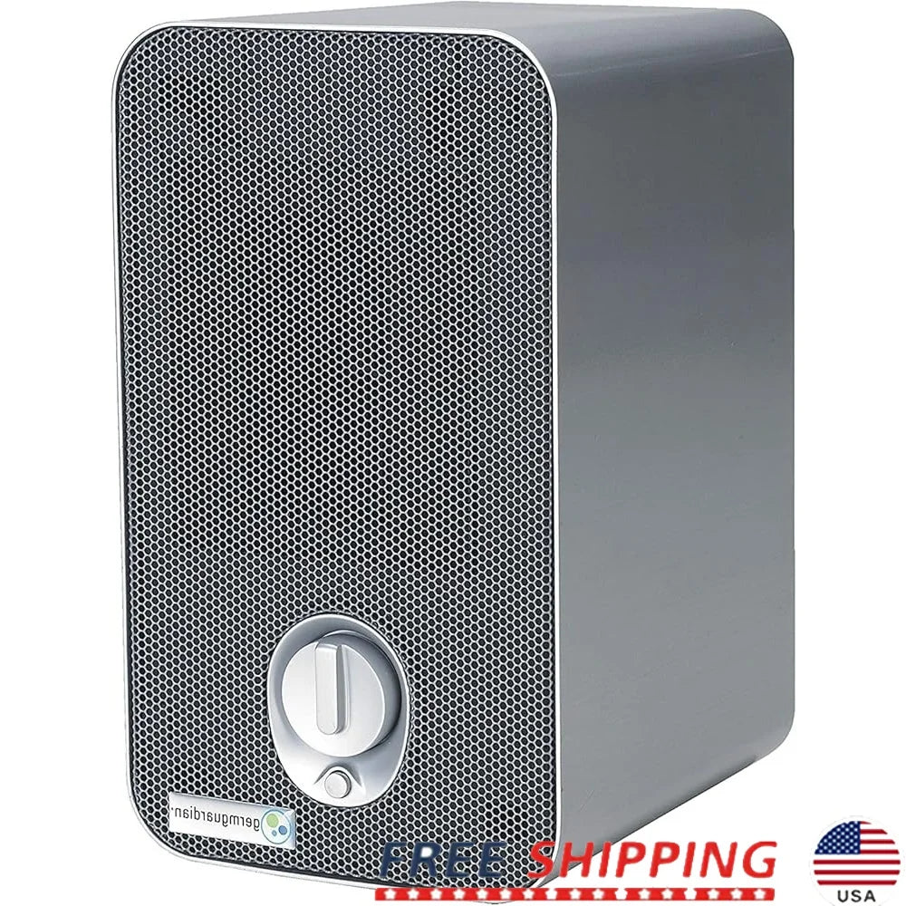 Desktop Air Purifier with True HEPA Filter UV-C Light Allergens Dust Germs Mold Removal Home Office Use