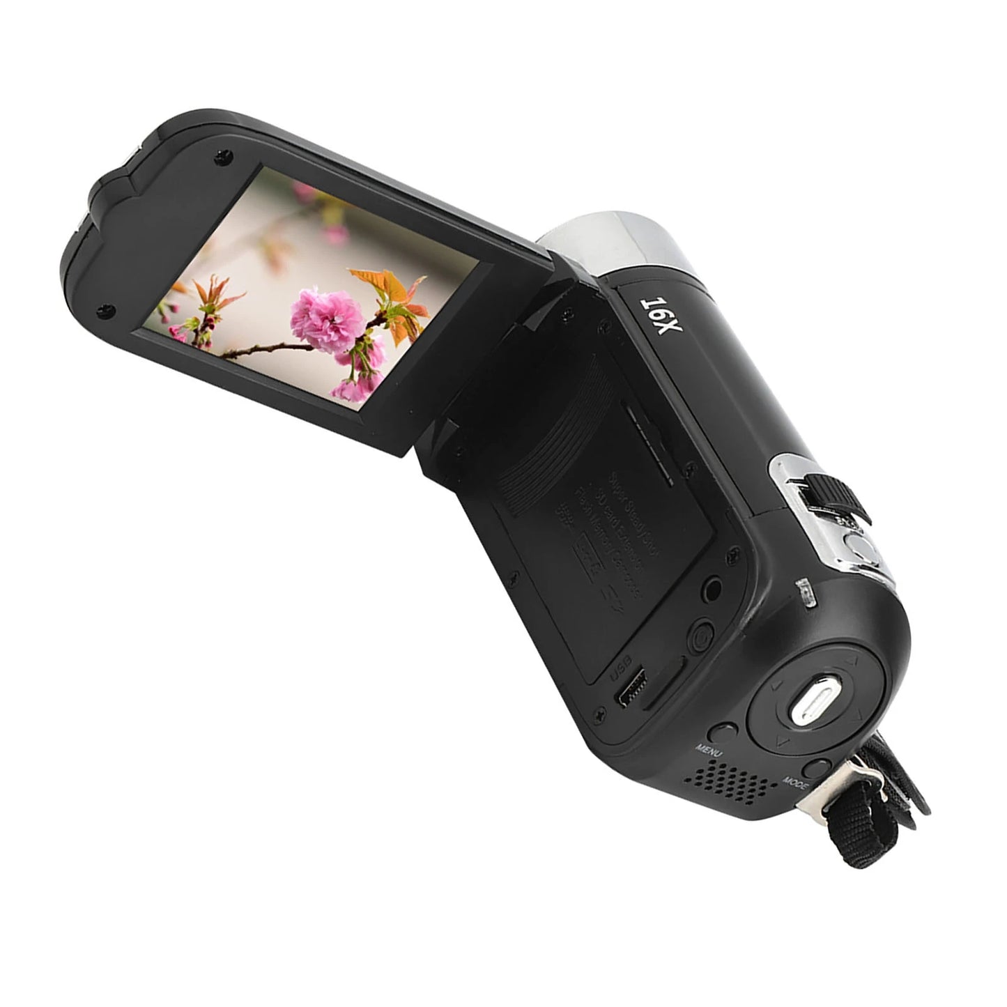 High Definition Camcorder Digital Camcorder Video Recorder 2.4 Inch 16X Digital Zoom for Student Photography Teenagers Kids