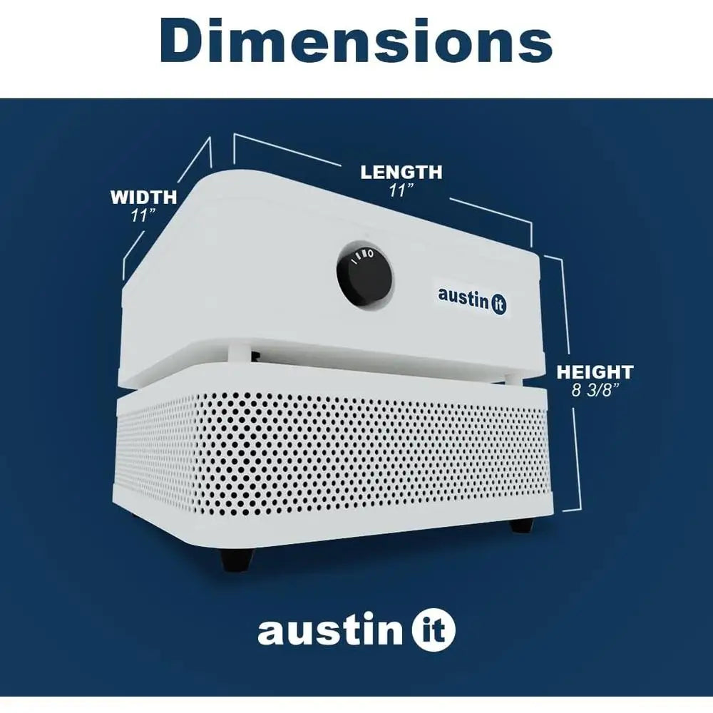 Compact HEPA Air Purifier Personal Allergy Air Purifier Office Room Cleans 99% of Particles Whisper Quiet Portable Travel