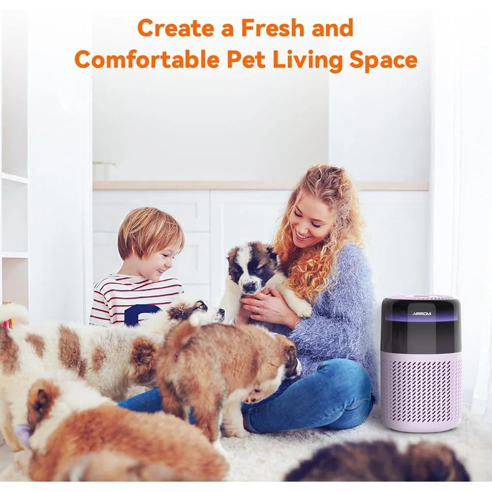 HEPA Air Purifier Home Quiet 360° Air Cleaner Essential Oil Fragrance Pet Friendly Night Sleep Purification Air Quality
