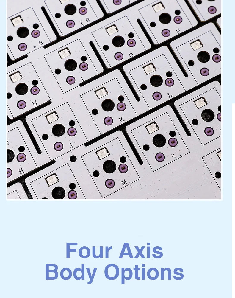 AULA F75 2.4G Wireless/Bluetooth/Wired Gaming Mechanical Keyboard RGB Customized 75% Layout Cherry Profile Gasket Structure