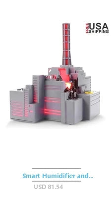 Black Air Purifier Water Filter Aroma Diffuser LED Night Light Home Office Twister Essential Oil Fragrance Machine Quiet