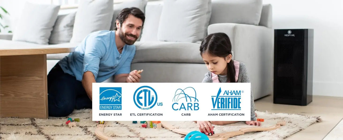 Medify MA-40 Air Purifier with True HEPA H13 Filter | 1,793 ft² Coverage in 1hr for Smoke, Wildfires, Odors, Pollen, Pets | Remo