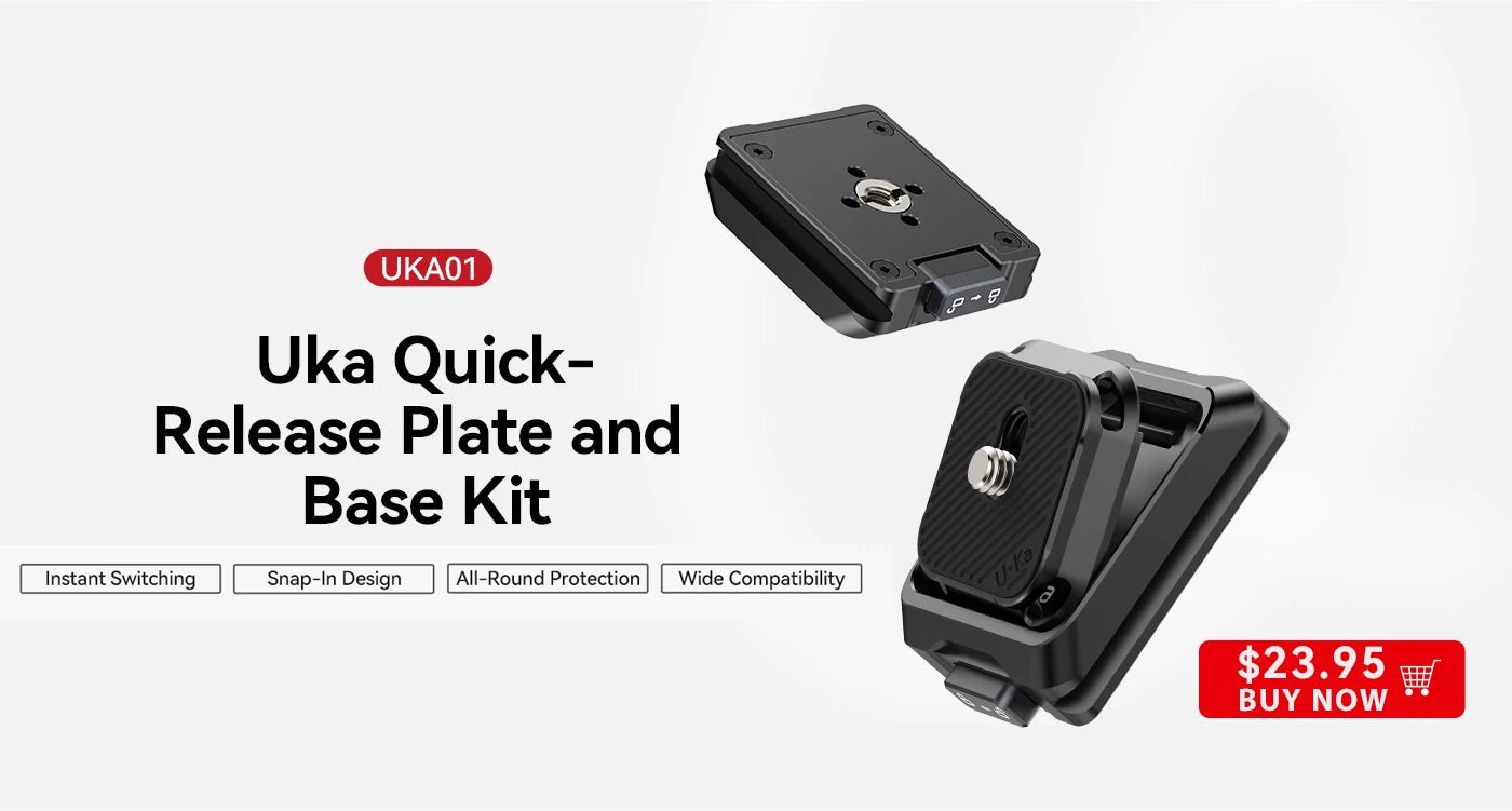 Ulanzi OMBRA Travel Tripod Aluminum Alloy Metal Outdoor Smartphone DSLR Camera Tripod Monopod W Arca Swiss Plate Ball Head