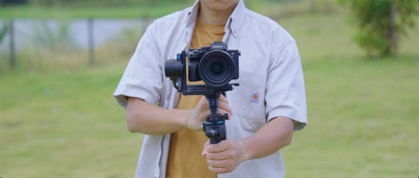 FeiyuTech SCORP 2 Camera Gimbal Stabiliser Touchscreen Built-in AI Tracker for Mirrorless DSLR Camera scorp Upgraded