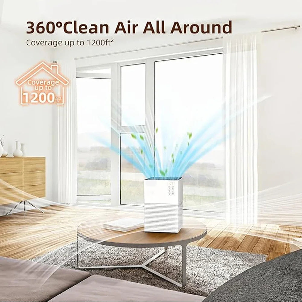 2025 New Air Purifier - Suitable Office And Desktop Use - Let You Sleep Better And Breathe Better, Halloween Christmas Gifts