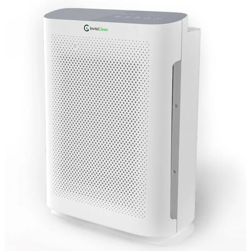 Air Purifier, 4-in-1 H13 True HEPA Filter/Ionizer/Carbon + UV Light, Portable Air Purifiers for Large Room - InvisiClean Aura II