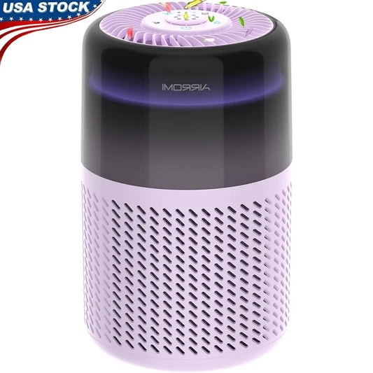HEPA Air Purifier Home Quiet 360° Air Cleaner Essential Oil Fragrance Pet Friendly Night Sleep Purification Air Quality