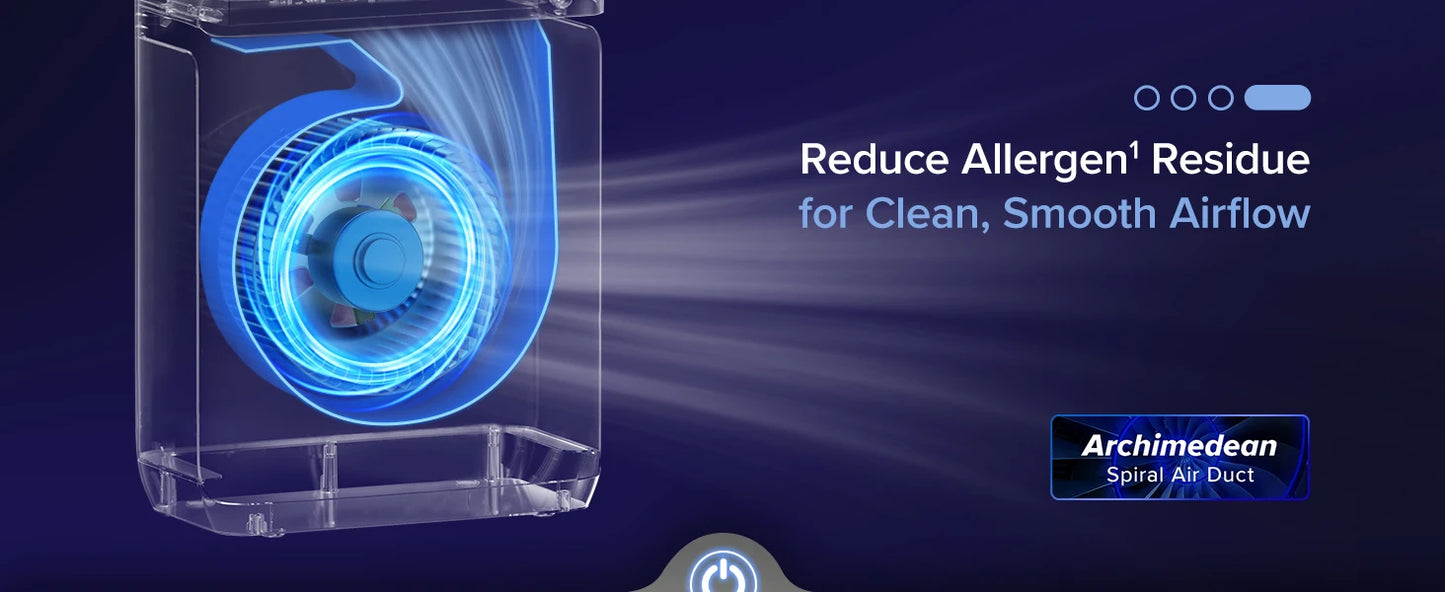 LEVOIT Air Purifiers for Home Large Room Up to 1875 Ft² with Washable Pre-Filter, AHAM VERIFIDE, Air Quality Monitor, HEPA Sleep