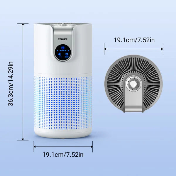 Air Purifier for Home Large Rooms Up to 1500ft² with Aromatherapy, HEPA Air Purifier for Allergies, Air Quality Monitor