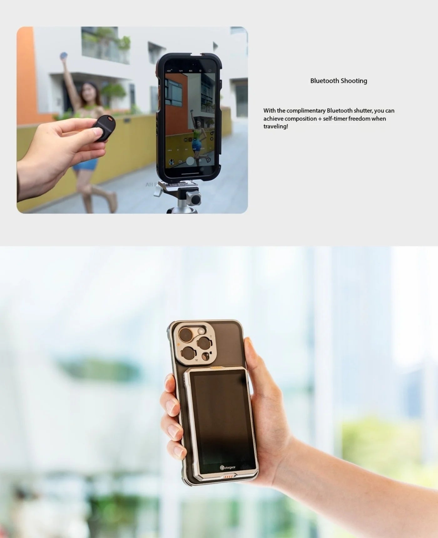 Fotorgear MS01 Smartphone Wireless Magnetic Selfie Monitor Screen For Smartphone Vlog Live Stream Video Recording VS KingMa PH01
