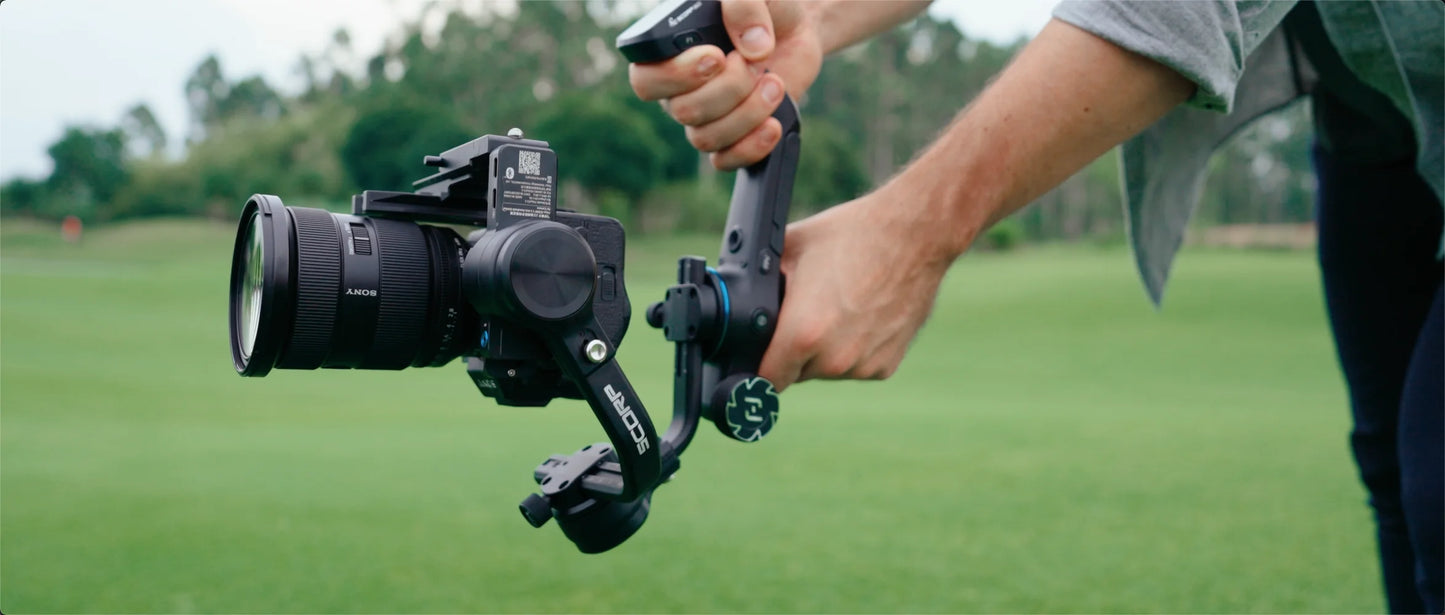 FeiyuTech SCORP 2 Kit Camera Gimbal Stabiliser Touchscreen Built-in AI Tracker for Mirrorless DSLR Camera scorp Upgraded